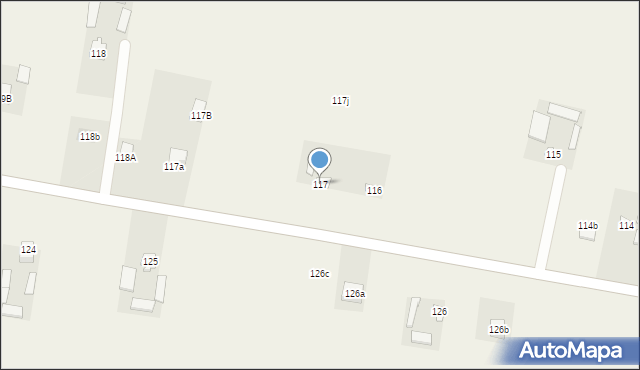 Osmolice Pierwsze, Osmolice Pierwsze, 117, mapa Osmolice Pierwsze
