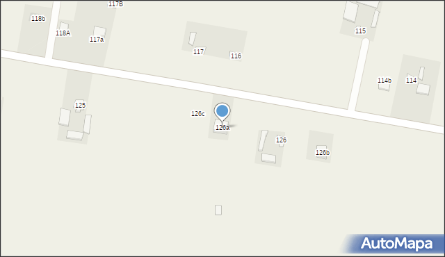 Osmolice Pierwsze, Osmolice Pierwsze, 126a, mapa Osmolice Pierwsze