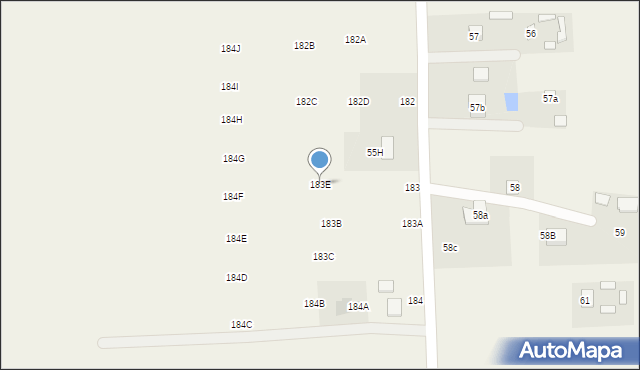 Osmolice Pierwsze, Osmolice Pierwsze, 183E, mapa Osmolice Pierwsze