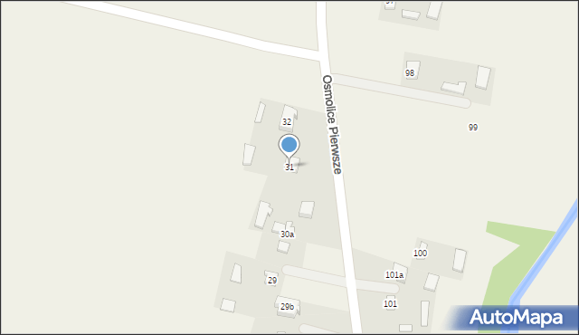 Osmolice Pierwsze, Osmolice Pierwsze, 31, mapa Osmolice Pierwsze