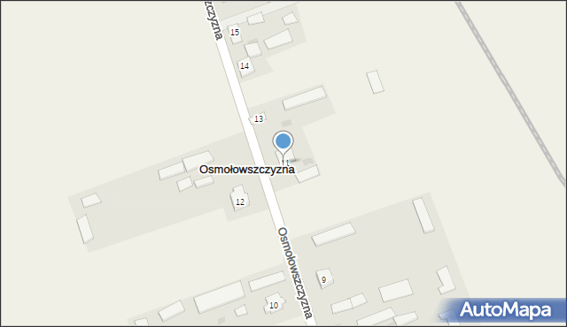 Osmołowszczyzna, Osmołowszczyzna, 11a, mapa Osmołowszczyzna