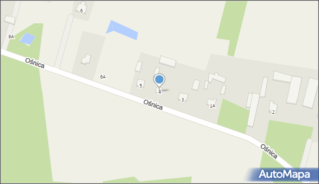 Ośnica, Ośnica, 4, mapa Ośnica