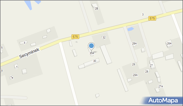 Ośniki, Ośniki, 30A, mapa Ośniki