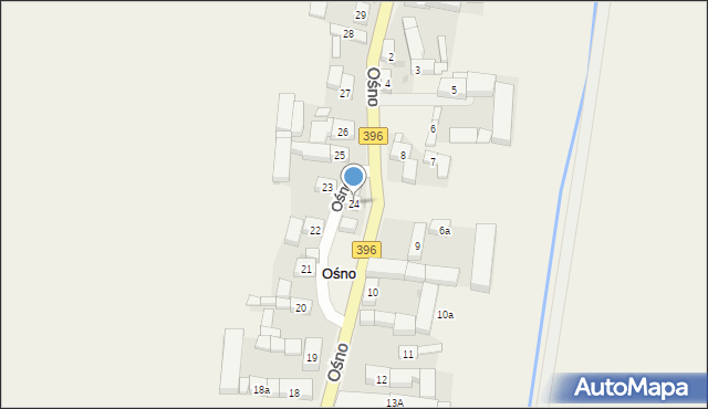 Ośno, Ośno, 24, mapa Ośno