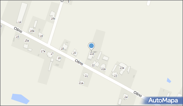 Ośno, Ośno, 21b, mapa Ośno