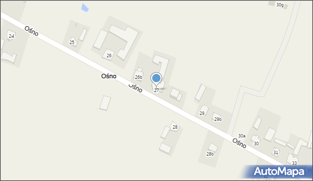Ośno, Ośno, 27, mapa Ośno