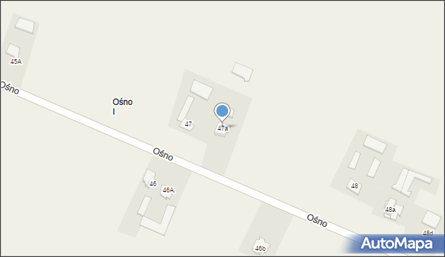 Ośno, Ośno, 47a, mapa Ośno