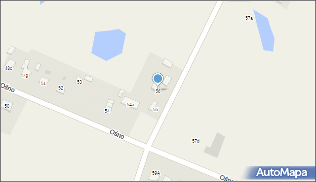 Ośno, Ośno, 56, mapa Ośno