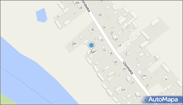 Osnówka, Osnówka, 23A, mapa Osnówka