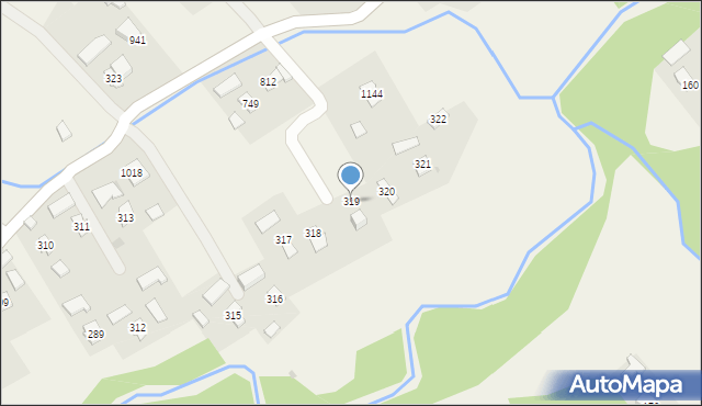 Osobnica, Osobnica, 319, mapa Osobnica