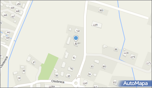 Osobnica, Osobnica, 82, mapa Osobnica