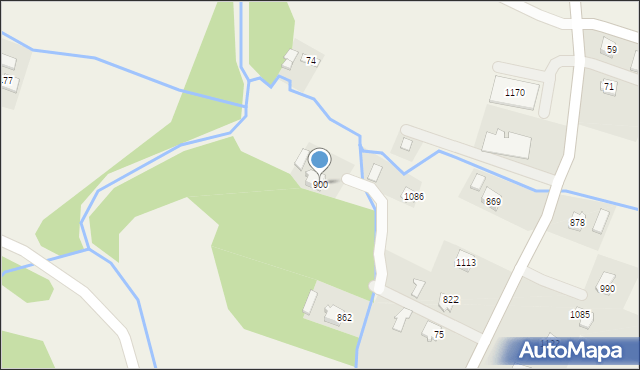 Osobnica, Osobnica, 900, mapa Osobnica