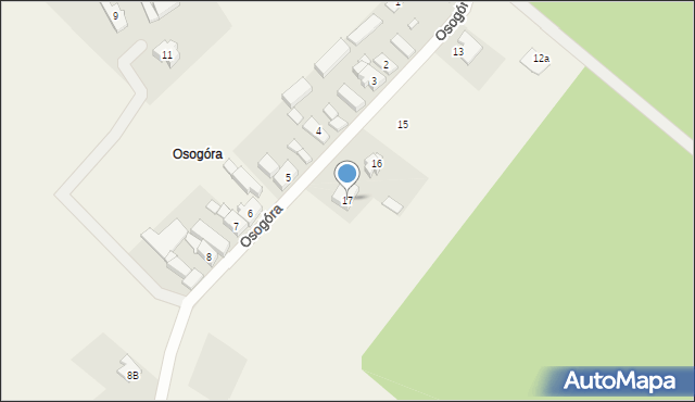 Osogóra, Osogóra, 17, mapa Osogóra