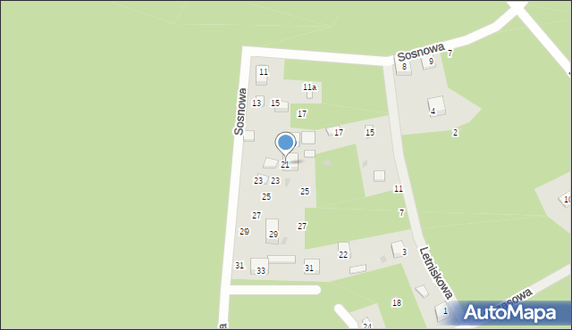 Osola, Osola, 21, mapa Osola