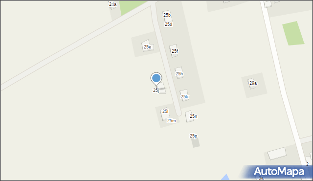 Osów, Osów, 25j, mapa Osów