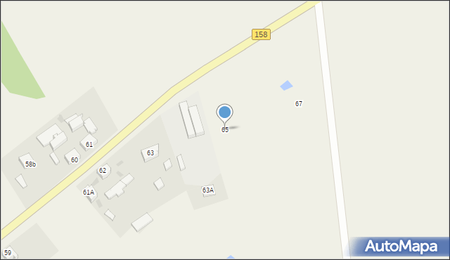 Osów, Osów, 65, mapa Osów