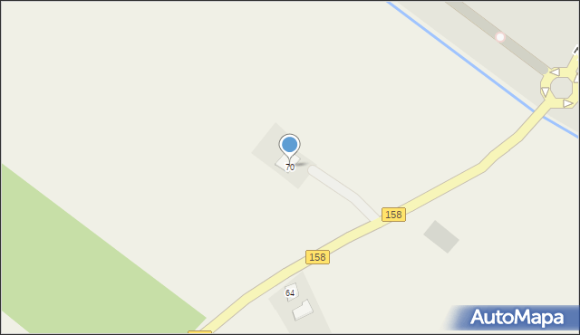 Osów, Osów, 70, mapa Osów