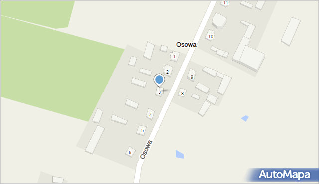 Osowa, Osowa, 3, mapa Osowa
