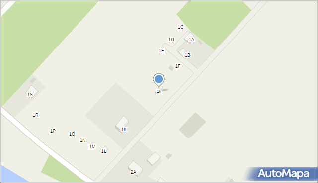 Osowa, Osowa, 1h, mapa Osowa