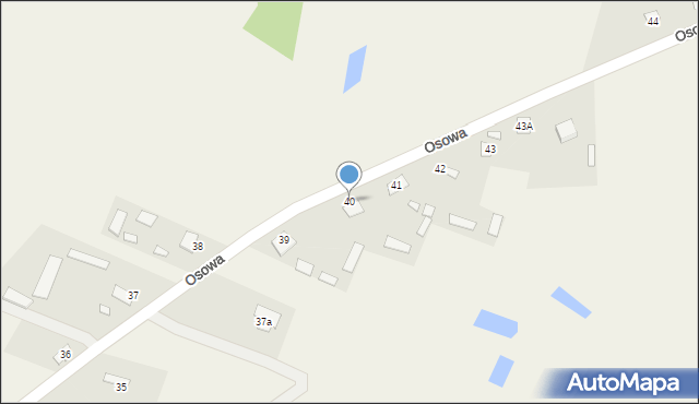 Osowa, Osowa, 40, mapa Osowa