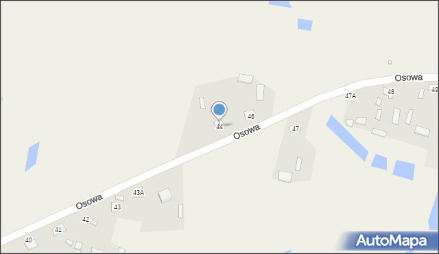 Osowa, Osowa, 44, mapa Osowa