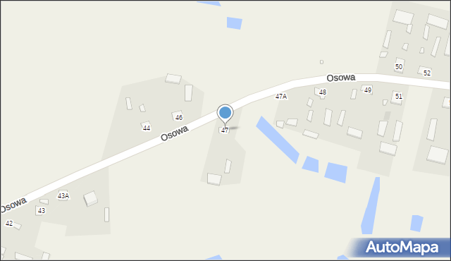 Osowa, Osowa, 47, mapa Osowa