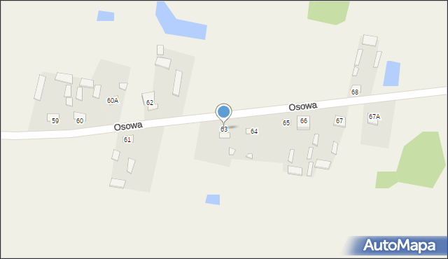 Osowa, Osowa, 63, mapa Osowa