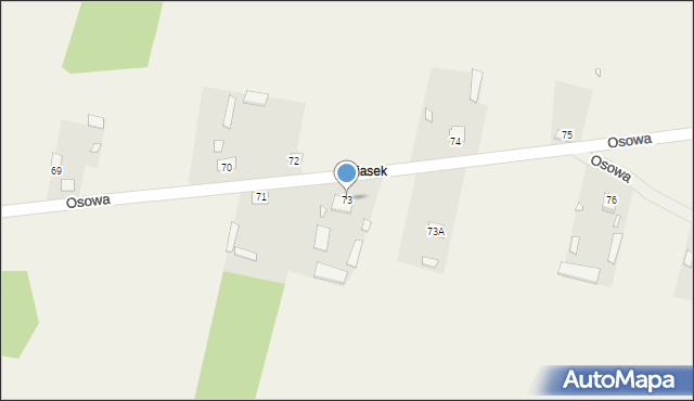 Osowa, Osowa, 73, mapa Osowa