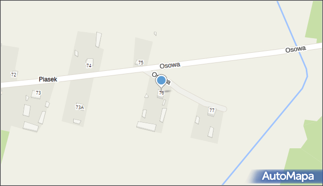 Osowa, Osowa, 76, mapa Osowa