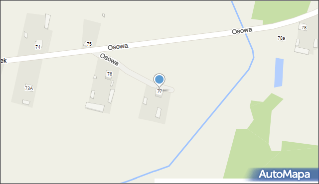 Osowa, Osowa, 77, mapa Osowa