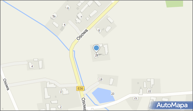 Osowa, Osowa, 18, mapa Osowa