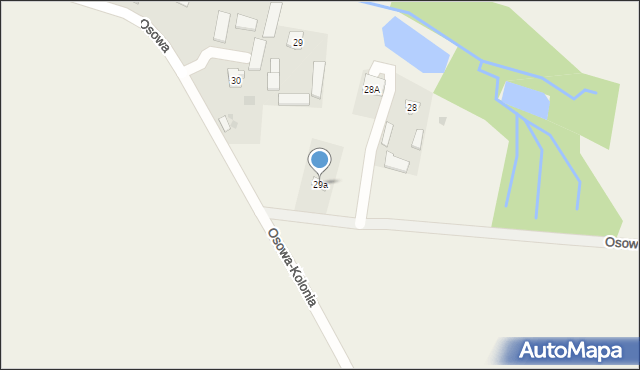 Osowa, Osowa, 29a, mapa Osowa