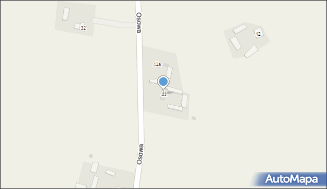 Osowa, Osowa, 41, mapa Osowa