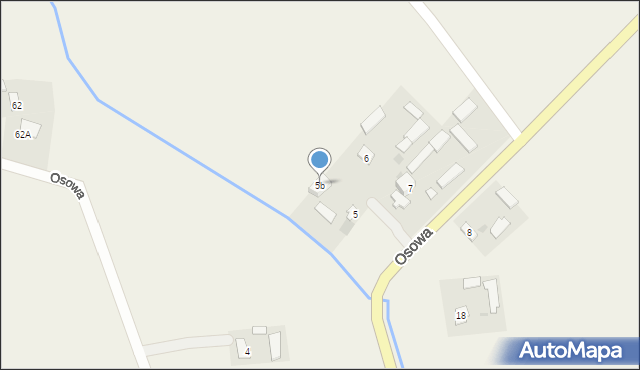 Osowa, Osowa, 5b, mapa Osowa
