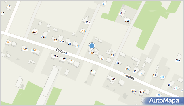 Osowa, Osowa, 30a, mapa Osowa