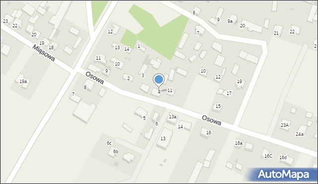 Osowa, Osowa, 4, mapa Osowa