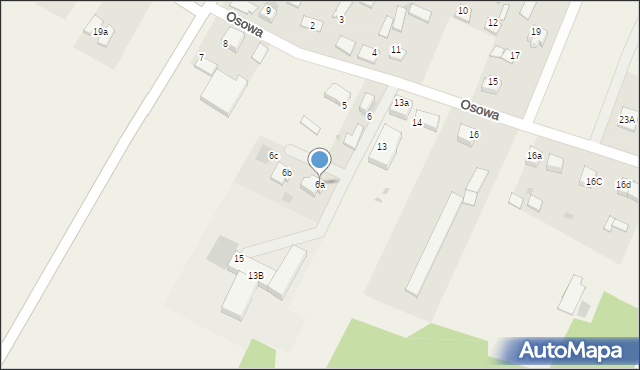 Osowa, Osowa, 6a, mapa Osowa