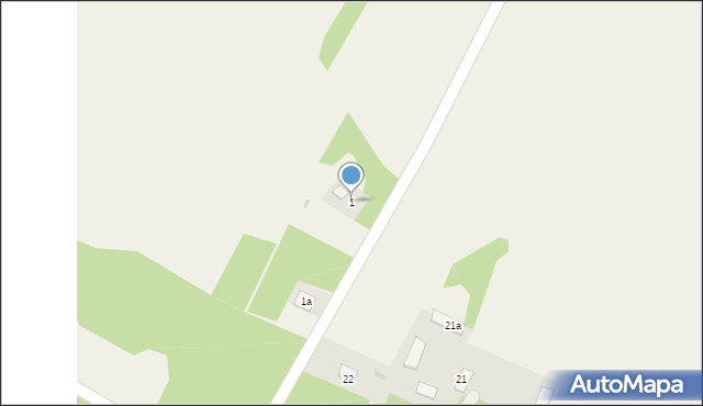 Osowa Drobińska, Osowa Drobińska, 1, mapa Osowa Drobińska