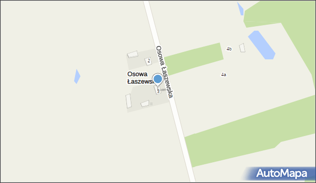 Osowa Łaszewska, Osowa Łaszewska, 3, mapa Osowa Łaszewska