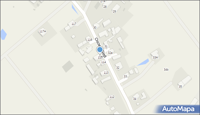 Osowa Sień, Osowa Sień, 115, mapa Osowa Sień