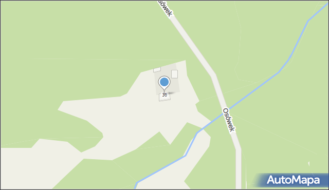 Osówek, Osówek, 36, mapa Osówek