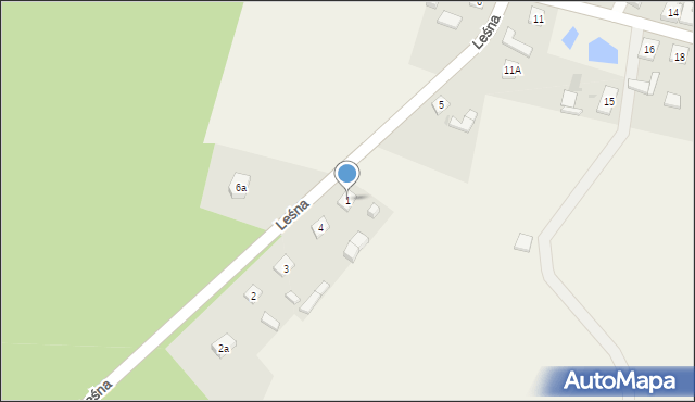 Osówek, Osówek, 1, mapa Osówek