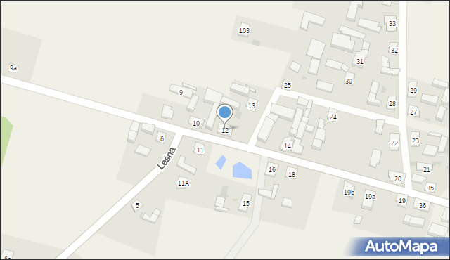 Osówek, Osówek, 12, mapa Osówek