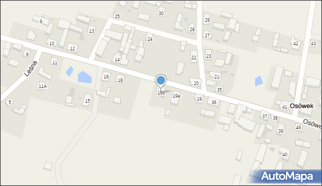 Osówek, Osówek, 19b, mapa Osówek