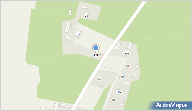 Osówek, Osówek, 93A, mapa Osówek