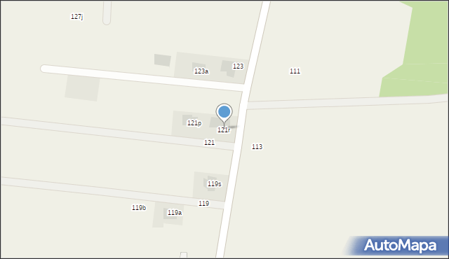 Osowicze, Osowicze, 121r, mapa Osowicze