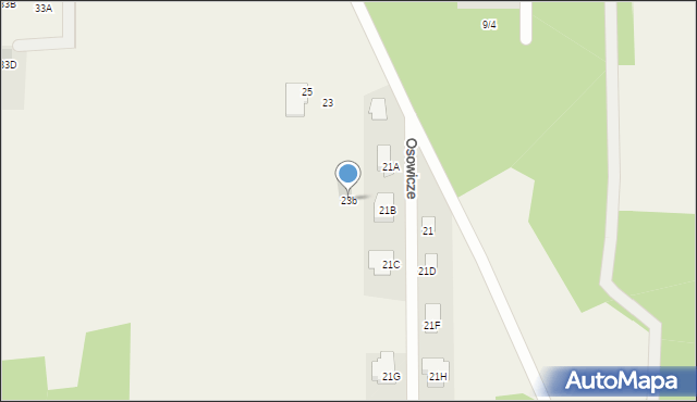 Osowicze, Osowicze, 23b, mapa Osowicze