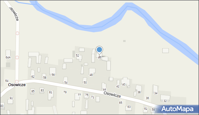 Osowicze, Osowicze, 46, mapa Osowicze