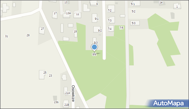 Osowicze, Osowicze, 9/4, mapa Osowicze