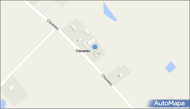 Osowiec, Osowiec, 12b, mapa Osowiec